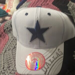 Dallas Star White and Blue Cap